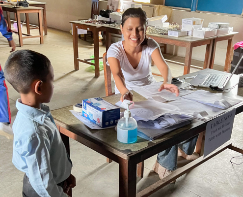 Registrierung im Eye-Camp